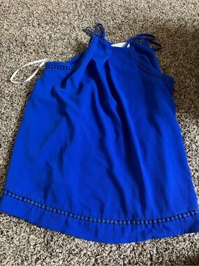 Sweet Wanderer Royal Blue Sleeveless Camisole medium top